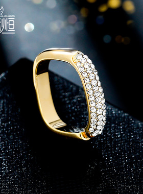 艾丝雅日系网红小方戒指