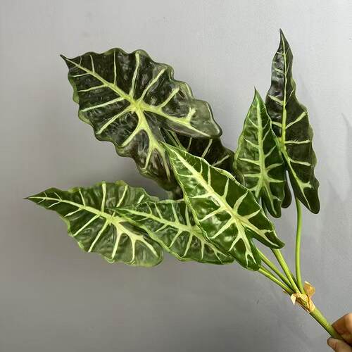 仿真植物大叶子造景素材创意搭配装饰绿植装饰家居配叶绿植墙叶 - 图2