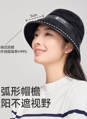 UV100防晒保暖渔夫帽子秋冬