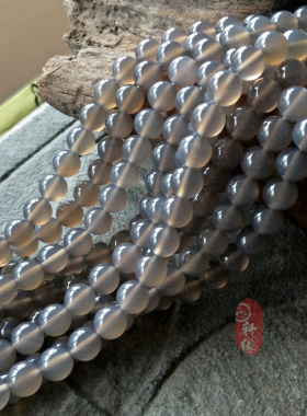 diy高等级散珠半成品水晶灰玛瑙