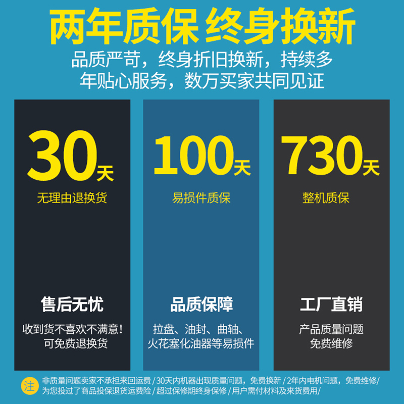 汽油抽水泵电启动大流量农用灌溉泵柴油机抽水机2/3/4寸高压水泵-图2