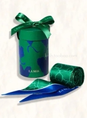 la mer 海蓝之谜丝巾礼盒 发带 包包装饰丝巾绑带 silk scarf