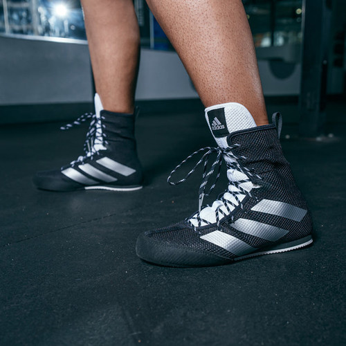 ADIDAS BOX HOG 4搏击训练鞋格斗摔跤散打 拳击鞋 GZ6118  FX0561 - 图1