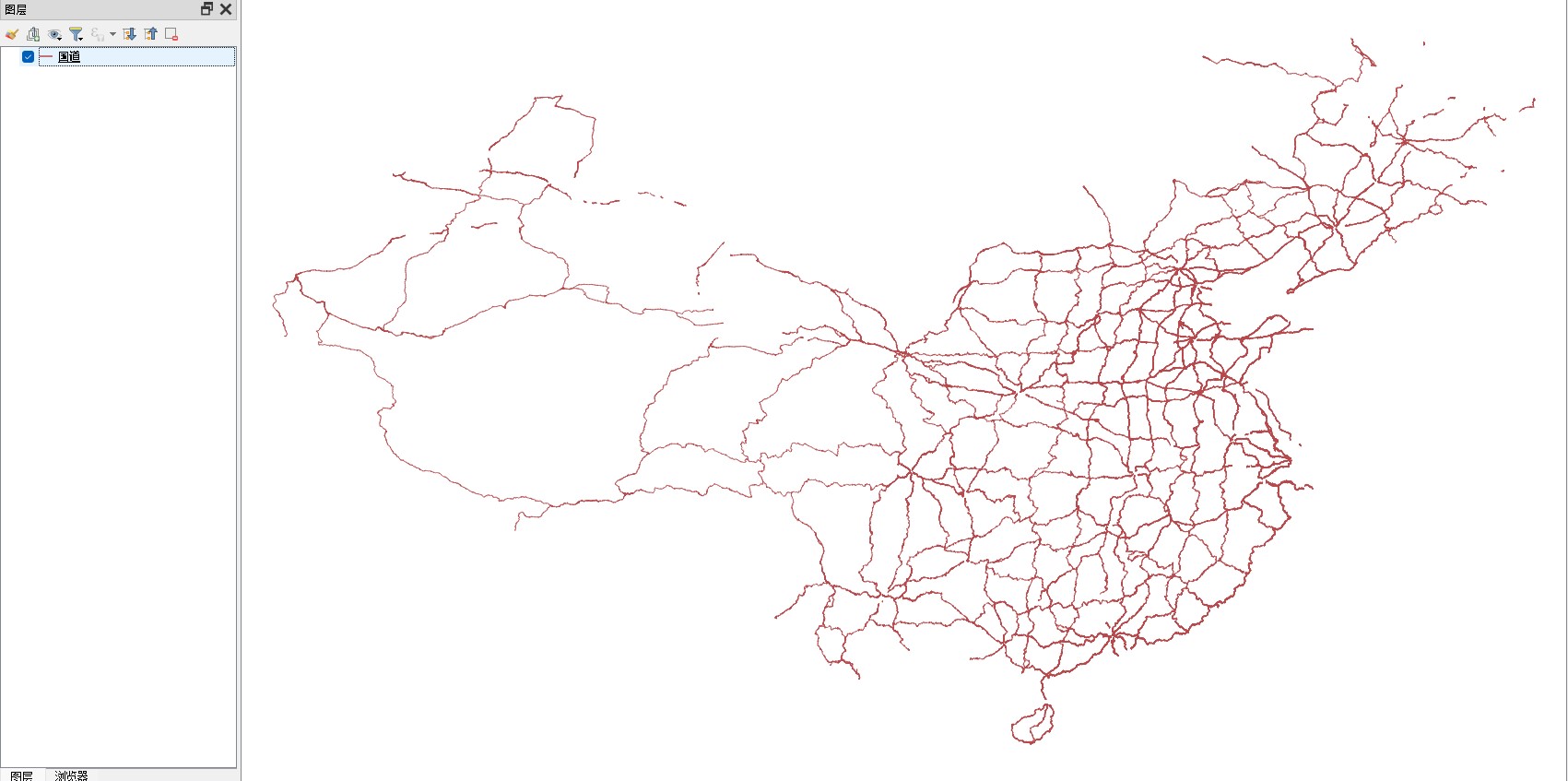 【具体详聊】GIS源文件QGIS源文件全国路网SHP矢量文件_00005-图3