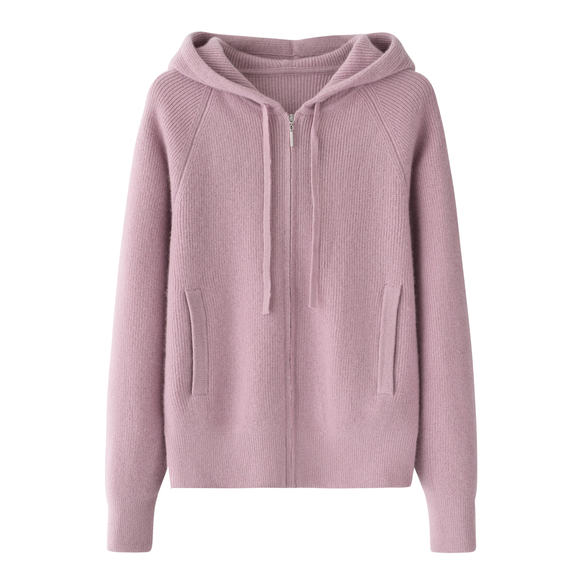 鄂市100%纯山羊绒衫女连帽拉链开衫外套加厚针织毛衣帽衫,淘宝优惠券,粉丝福利购,淘宝优惠卷