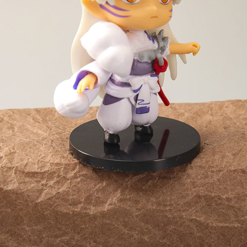 6款犬夜叉手办二次元动漫卡通犬夜叉杀生丸戈薇弥勒公仔玩具摆件 - 图2