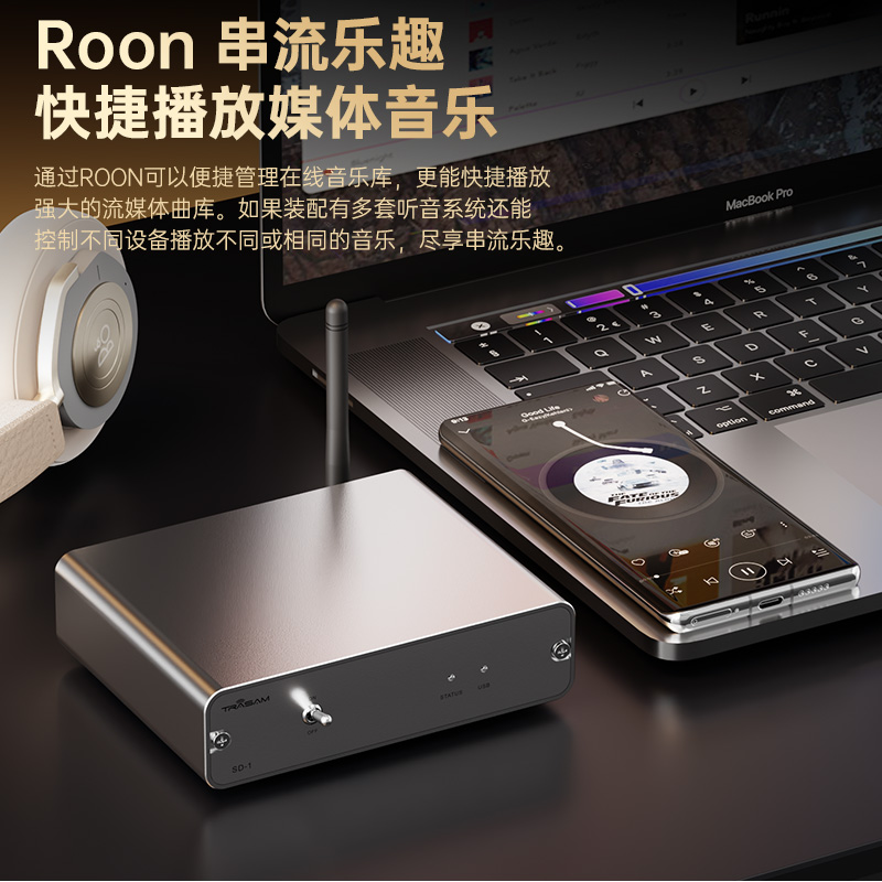 全想SD-1 流媒体音乐接收器网桥hifi发烧roon播放数字转盘 - 图1