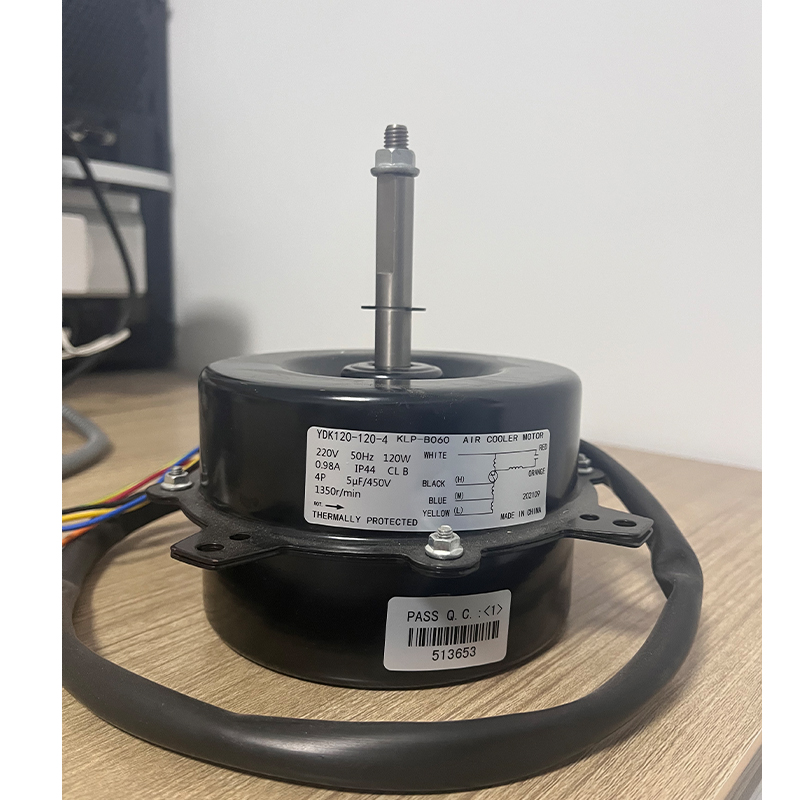 YDK120-120-4全铜线移动冷风机电机4500风量110和120通用顺转逆转 - 图3