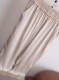 Mulberry silk versatile high-waisted cone-shaped eight-point foot pants