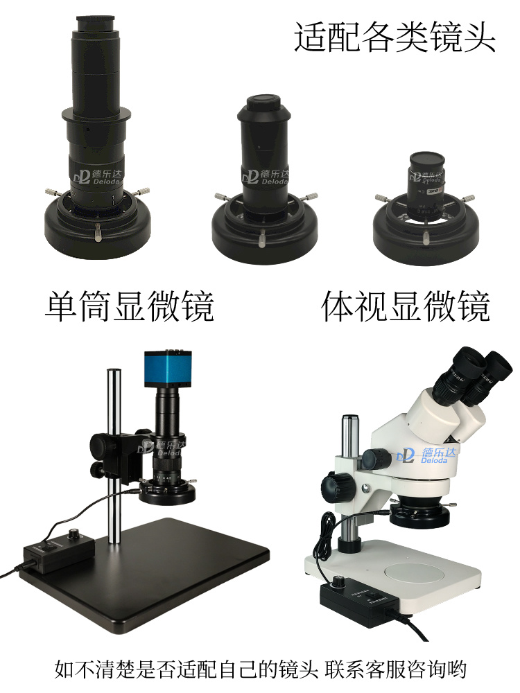 显微镜LED光源灯源环形灯56颗LED内径60MM体视电子显微镜可调灯圈 - 图1