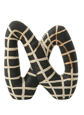 现代简约抽象不规则凹凸艺术涂鸦彩色粗陶罐子陶瓷摆件装饰工艺品