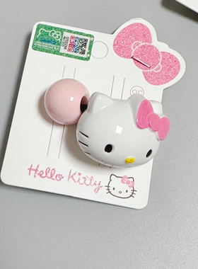 满38元包邮卡通kitty凯蒂猫高弹力皮筋立体大头儿童成人发圈发绳