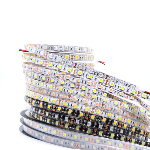 LED灯带12V5050低压裸板滴胶防水单色超高亮室内酒柜贴片吊顶灯带 - 图3