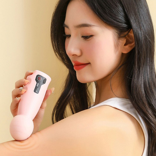 新款女用迷你筋膜枪多功能小型充电震动全身颈椎MINI按摩器材正品 - 图1