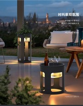 Villa Courtyard Lamp Outdoor Floor Lamp Solar Flower Shelf Lamp Tea Table Lamp Terrace Garden Light Grass Terrace Lamp View Lamp