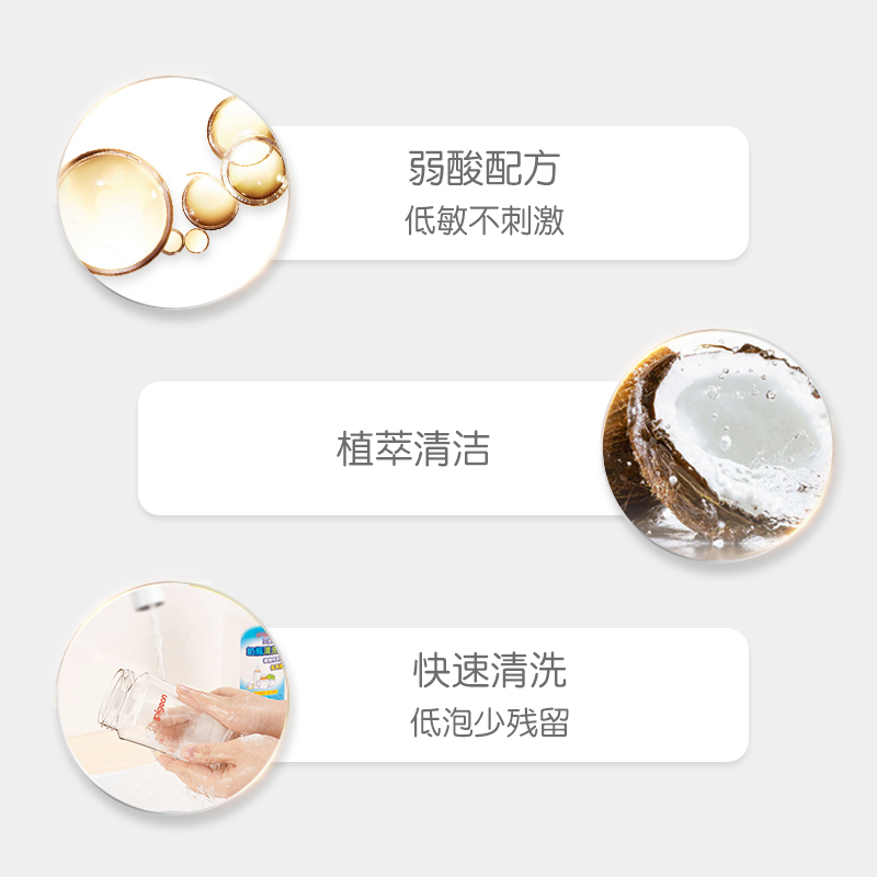 奶瓶清洁剂清洁剂婴儿洗奶瓶液清洁便携150ML【贝亲官方旗舰店】 - 图1