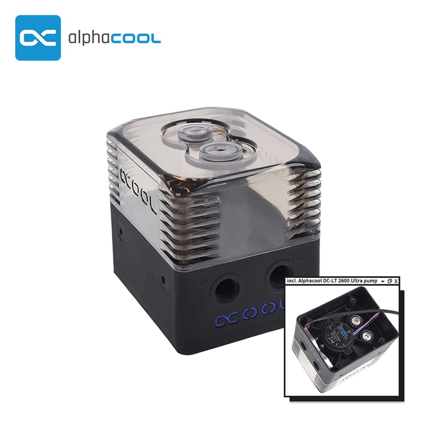 欧酷 Alphacool 水泵水箱一体式 D5/ DDC/ DC-LT泵版 - 图1