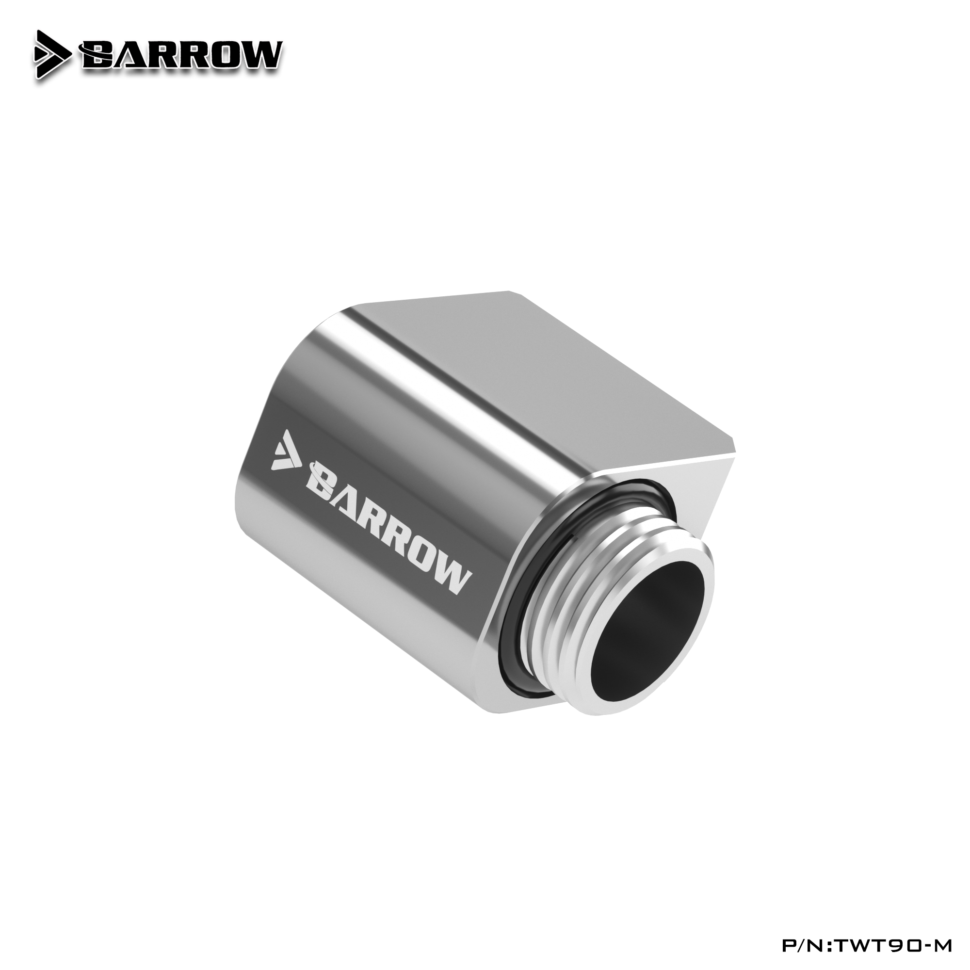 Barrow MINI 90度转接座 超矮21MM mini旋转弯头 水冷接头TWT90-M - 图1