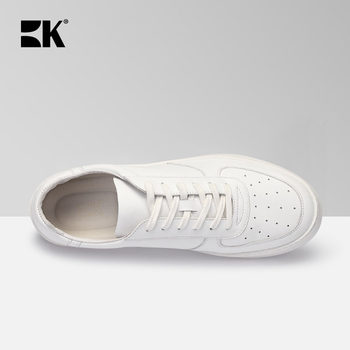 BK Bodi cool sneakers ຜູ້ຊາຍພາກຮຽນ spring ຫນັງແທ້ເກີບບາດເຈັບແລະຜູ້ຊາຍ trendy ເກີບຖະຫນົນ skate ເກີບ versatile ເກີບສີຂາວສໍາລັບຜູ້ຊາຍ