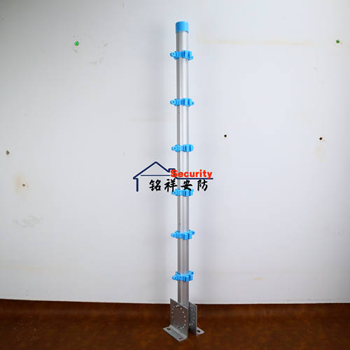 高压电子围栏脉冲主机铝合金终端杆中间承立杆套装 防盗电网配件 - 图1