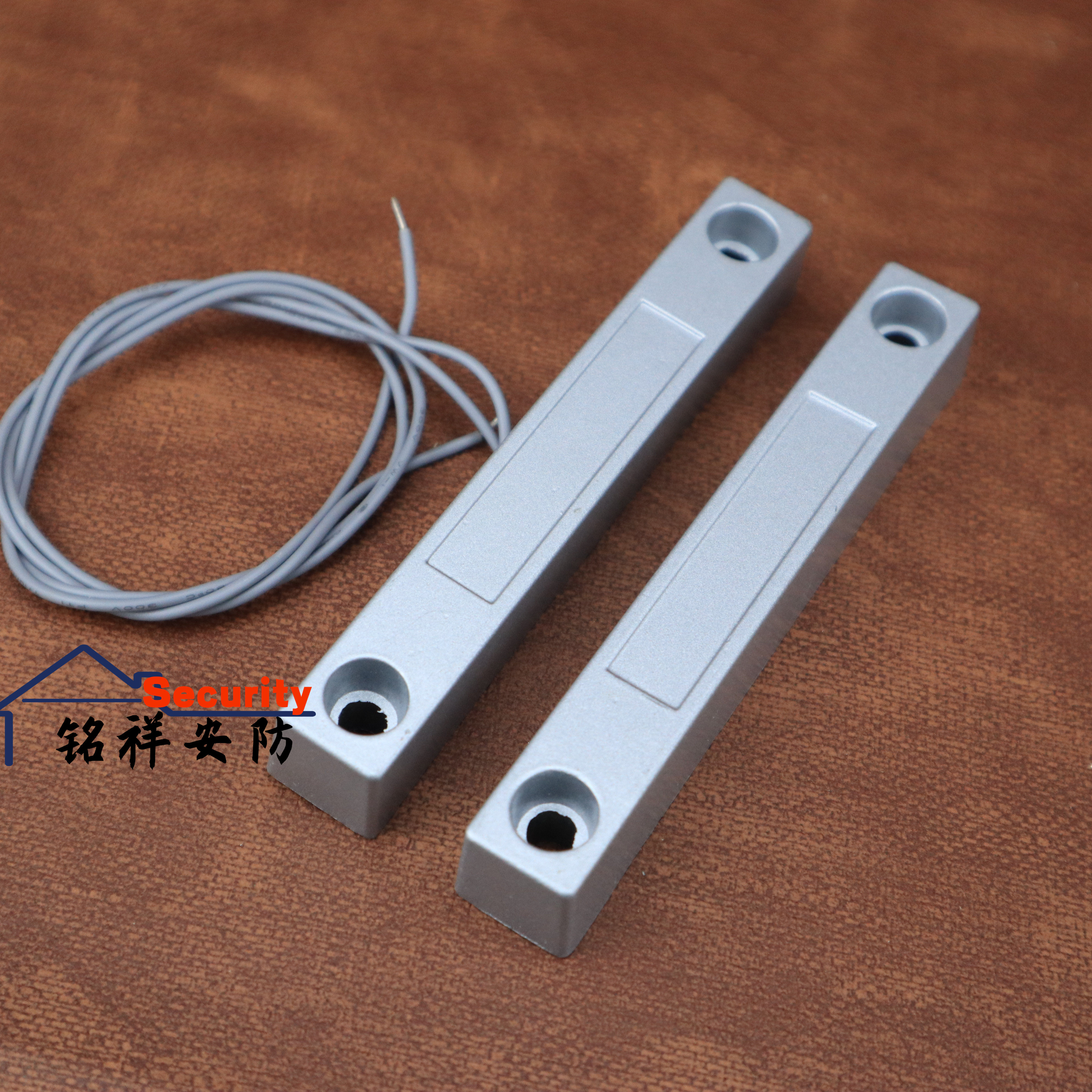 mc-52门磁开关有线铁门磁感应器门窗报警器磁感应开关常开常闭型