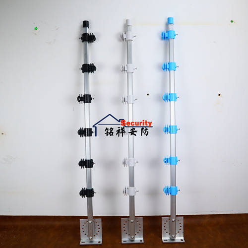 高压电子围栏脉冲主机铝合金终端杆中间承立杆套装 防盗电网配件 - 图2