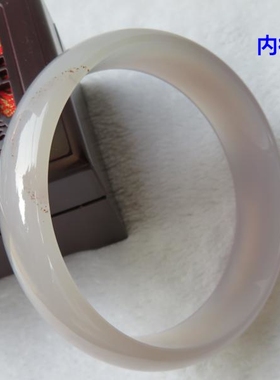 特大号男女款加宽浅绿飘花玉手镯