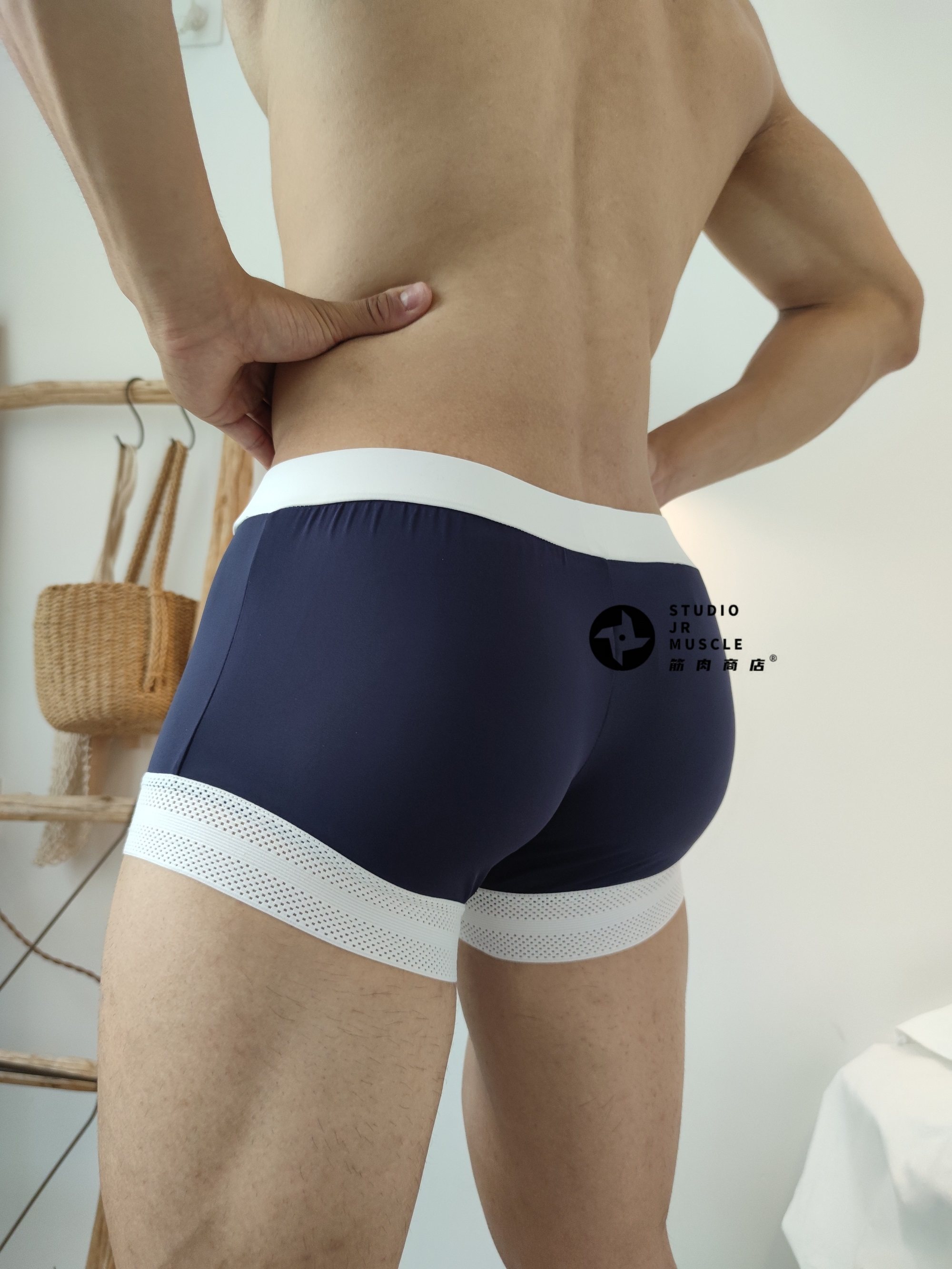 稳！筋肉男士平角内裤提臀包腿蕾丝性感尼龙锦纶囊袋男式运动短裤,淘宝优惠券,粉丝福利购,淘宝优惠卷