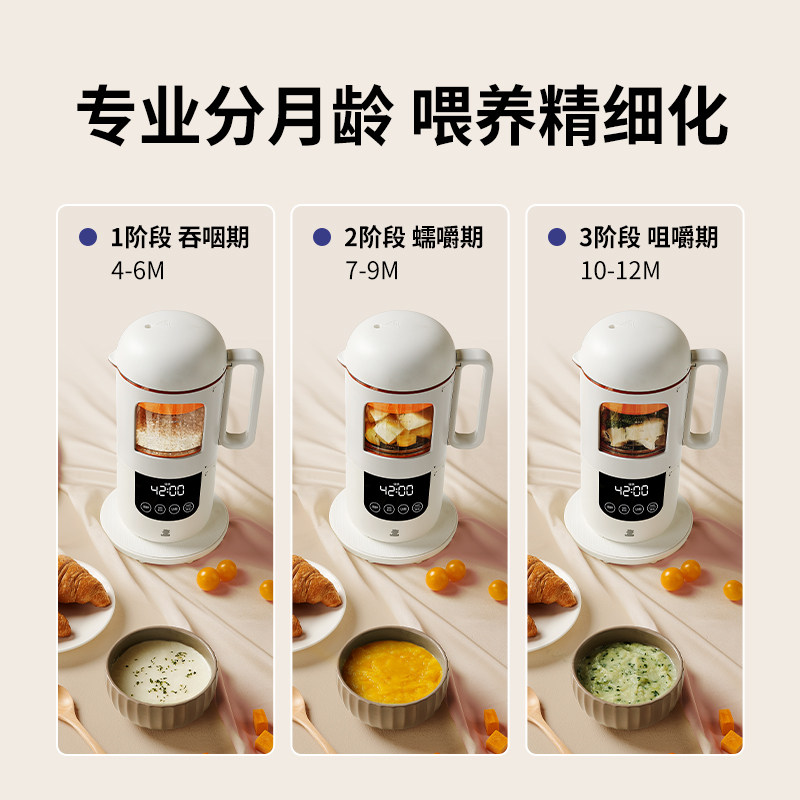  小白熊宝宝料理机/食物搅拌器