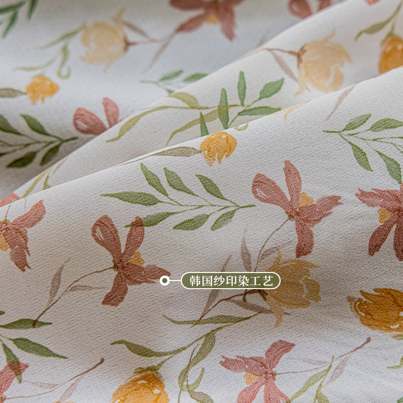 莫奈花园穿杆短帘田园咖啡帘复古碎花雪纺半帘装饰帘隔断遮挡门帘,淘宝优惠券,粉丝福利购,淘宝优惠卷