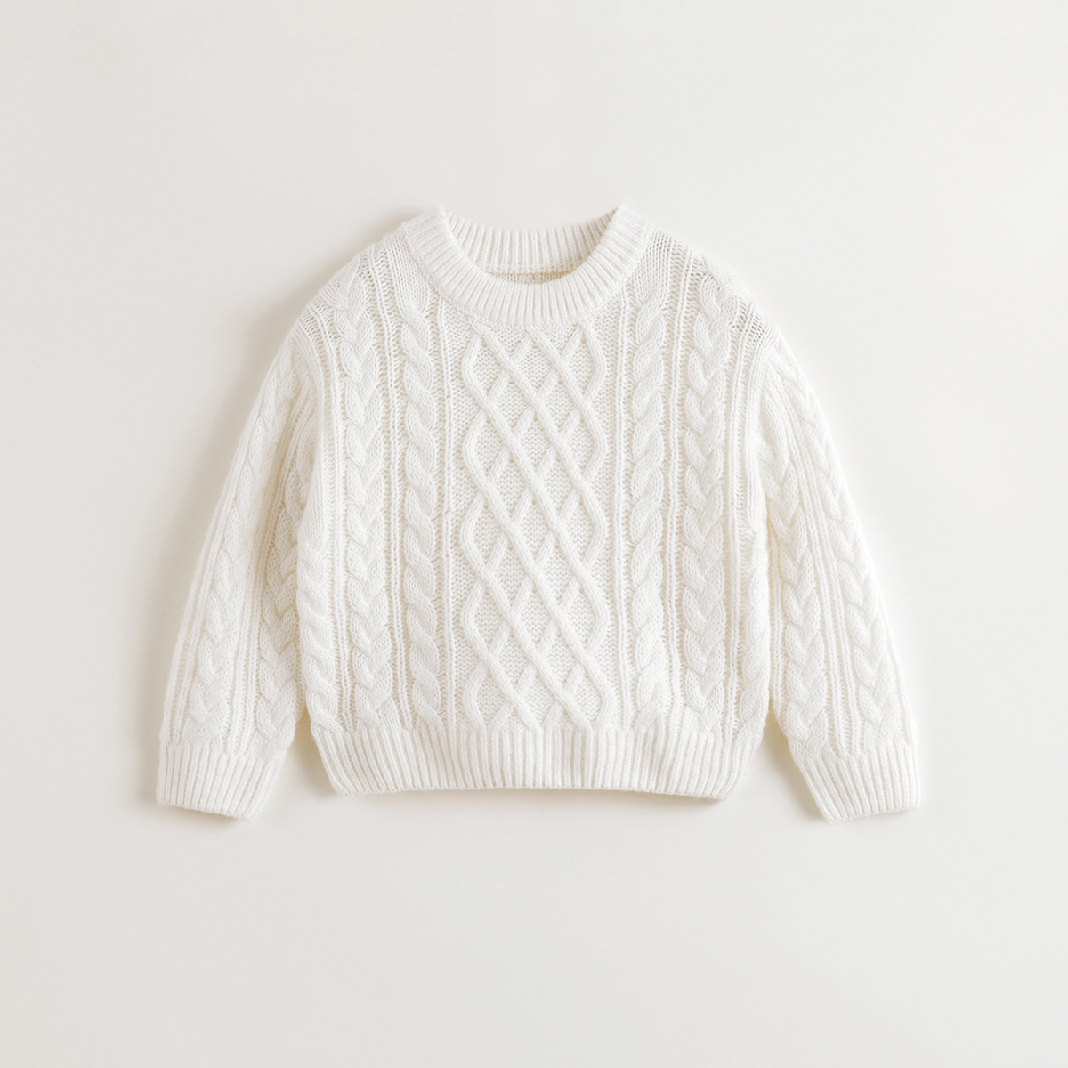 马克珍妮男童立体扭花绵羊毛毛衣儿童针织衫2024年秋冬新款241767 - 图0