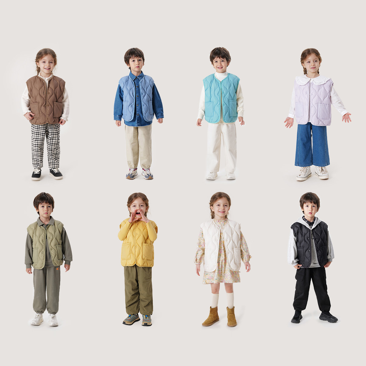 [校服神器]马克珍妮男女童三防超轻保暖羽绒服马甲宝宝冬装231189,淘宝优惠券,粉丝福利购,淘宝优惠卷