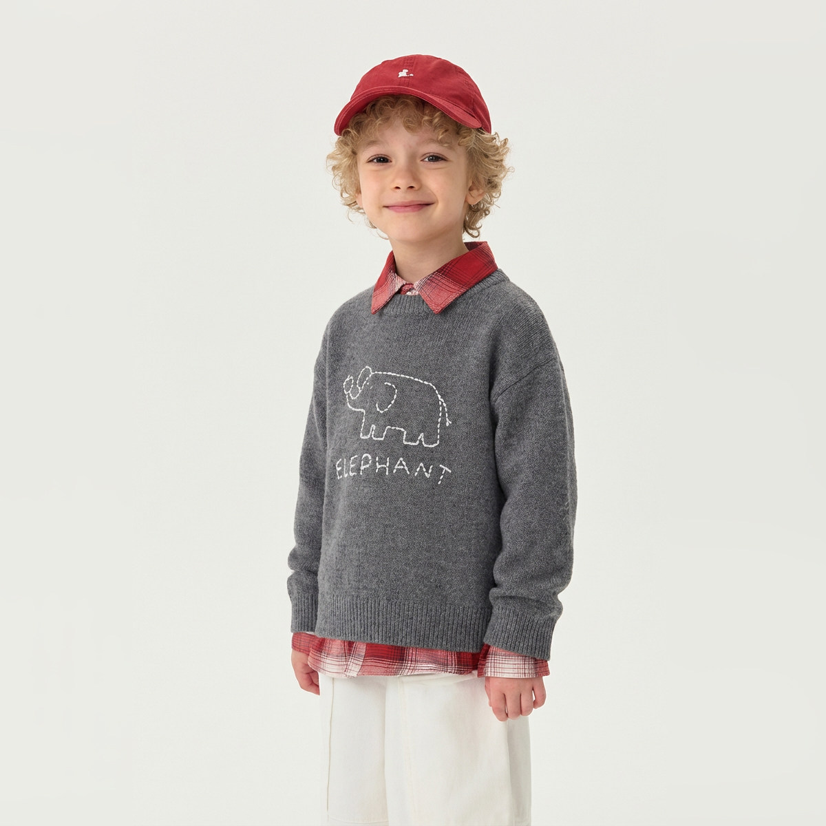 马克珍妮男女童线条动物园软软针织毛衣宝宝2025年秋冬新款551851,淘宝优惠券,粉丝福利购,淘宝优惠卷