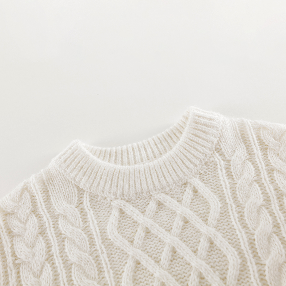 马克珍妮男童立体扭花绵羊毛毛衣儿童针织衫2024年秋冬新款241767 - 图3