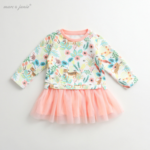 马克珍妮女宝宝卫衣连衣裙