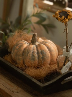 树脂南瓜装饰摆件庭院花园园林景观创意