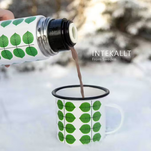 北欧Pluto凉亭搪瓷茶杯304钢保温壶茶漏坐垫马克杯咖啡杯创意精致 - 图0