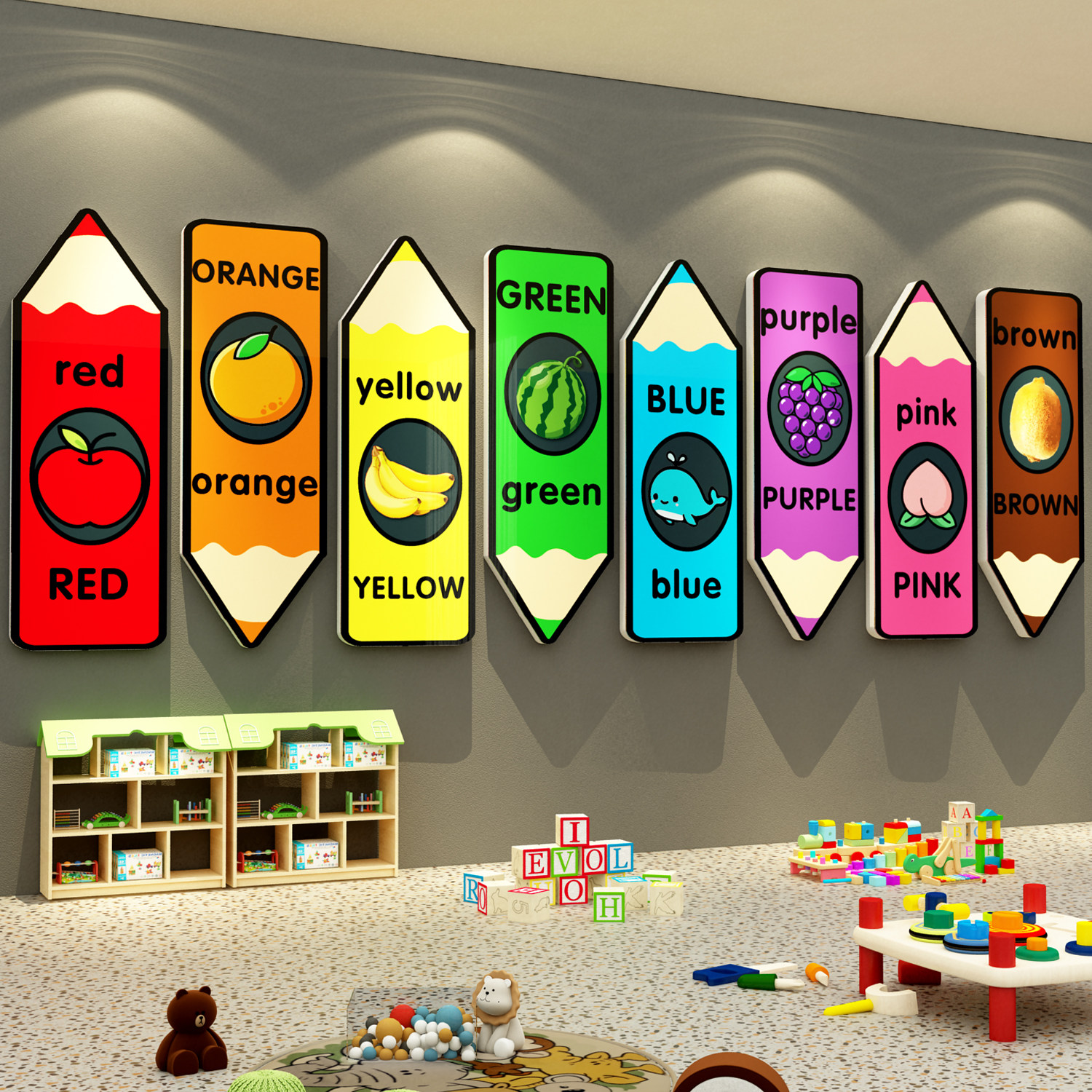 英语角教室布置装饰环创工作主题幼儿园文化培训机构墙面贴纸画,淘宝优惠券,粉丝福利购,淘宝优惠卷