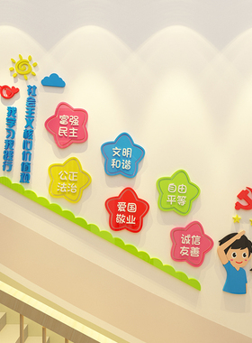 博尼亚幼儿园楼梯装饰亚克力