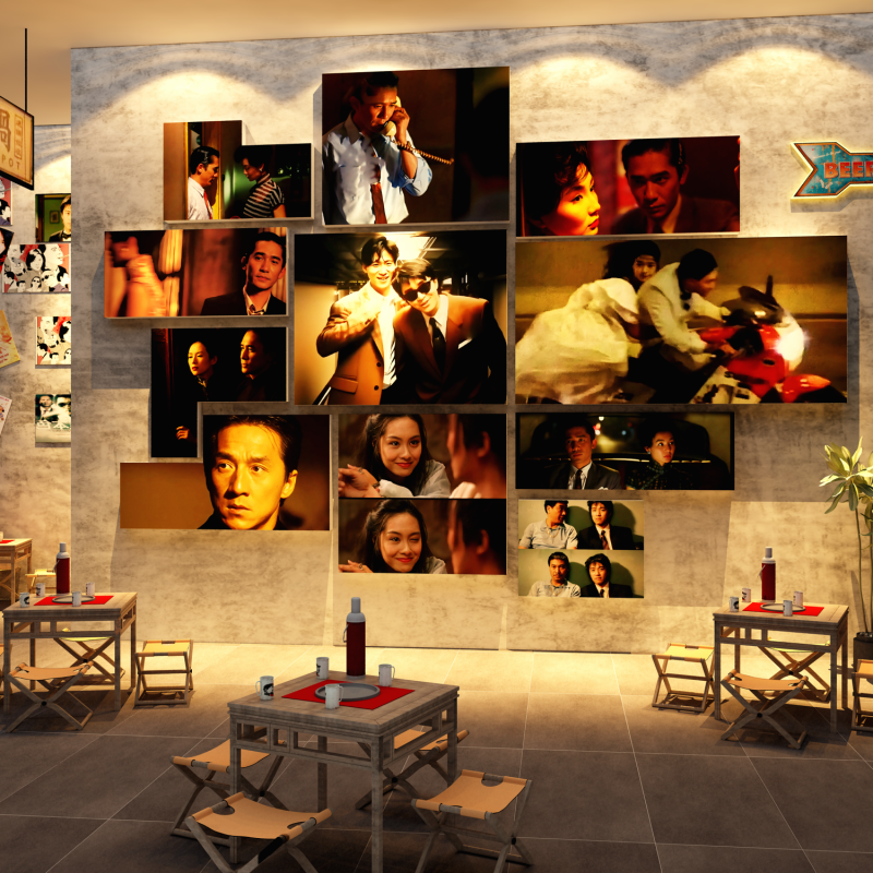 网红复古港风明星海报墙面装饰贴餐饮火锅烧烤店80怀旧老物件场景,淘宝优惠券,粉丝福利购,淘宝优惠卷