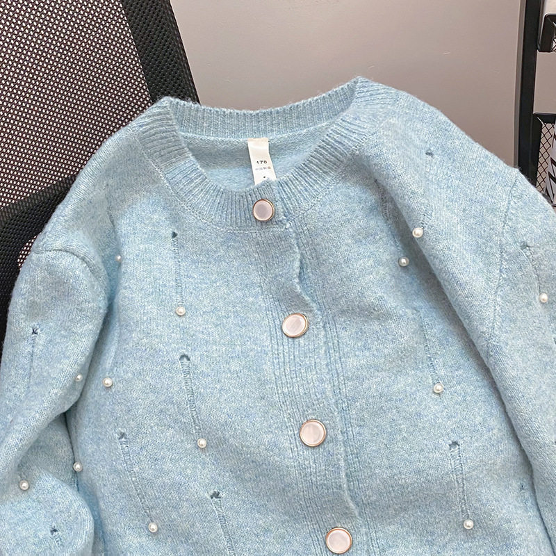 300斤特大码女装秋春250重工钉珠高级感法式甜美显瘦毛衣针织开衫,淘宝优惠券,粉丝福利购,淘宝优惠卷