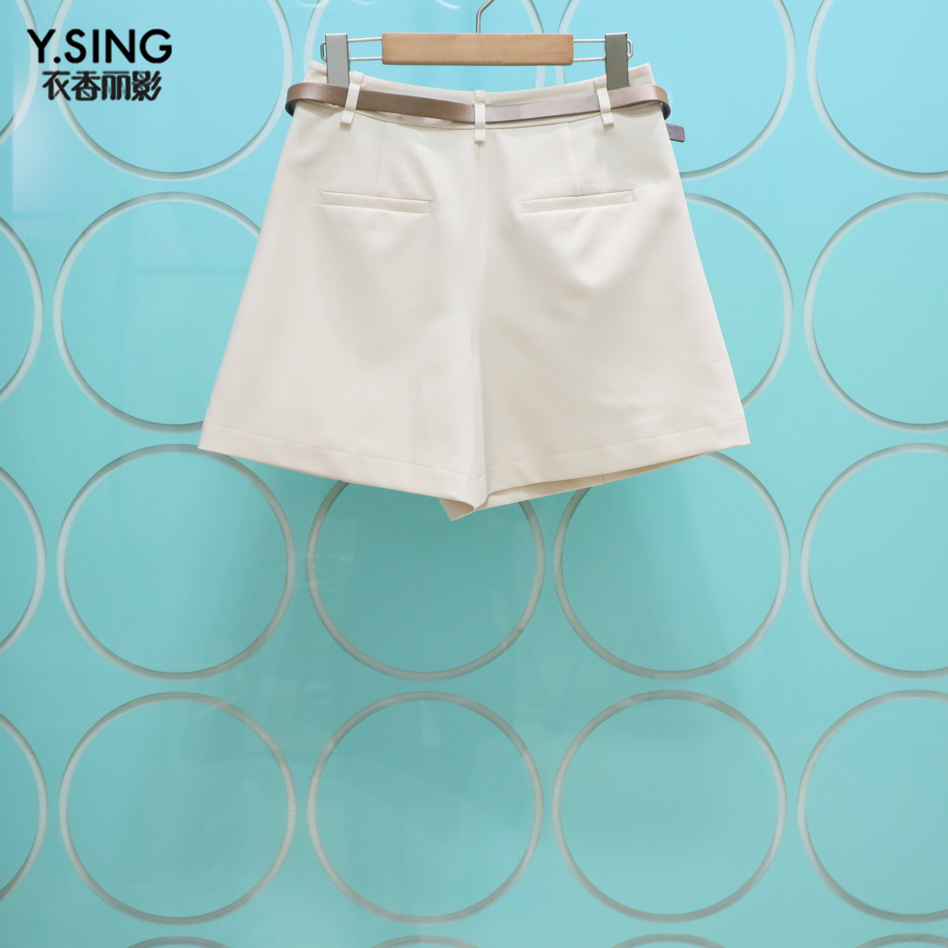 YSING衣香丽影专柜正品2024夏季新款休闲简约时尚短裤子130316507