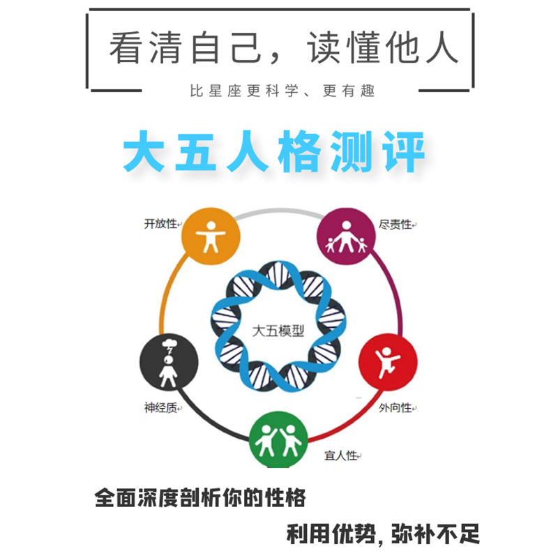 大五人格测试性格测评职场发展方向选择职业生涯规划测评人格测试 - 图3