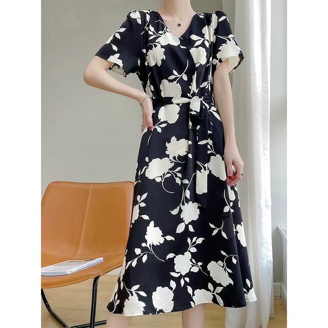 2025 new summer acetate satin V-neck