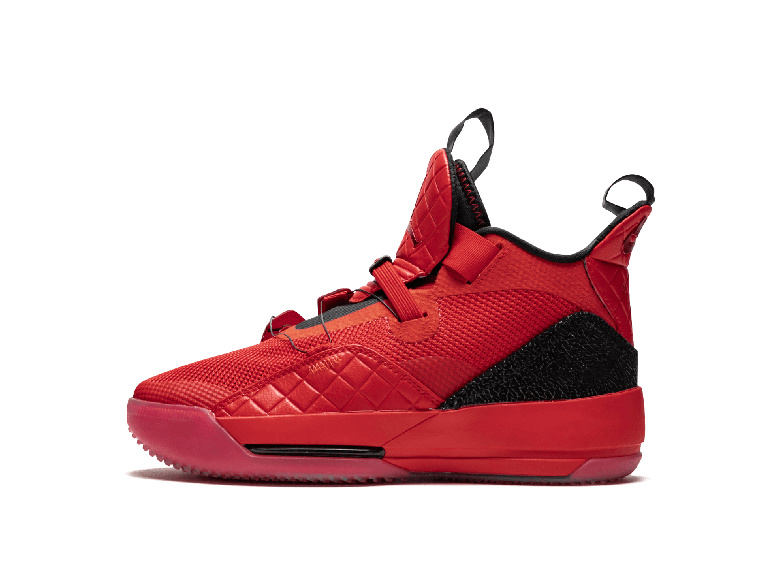 Nike Air Jordan XXXIII AJ33大学红篮球鞋 BV5072-600 AQ9244-图1