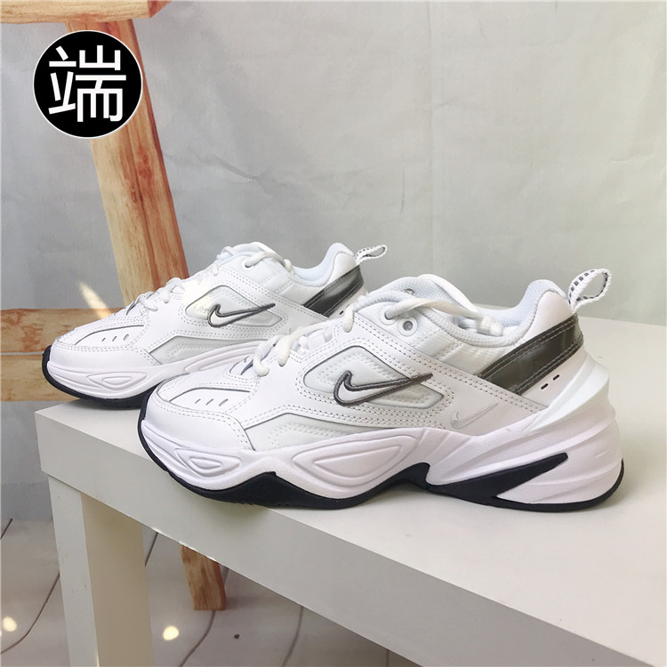 耐克 Nike M2K Tekno 白银复古老爹鞋 AO3108 BQ3378-100 CJ9583 - 图0