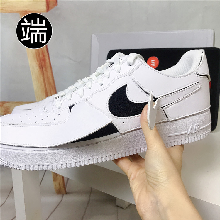 Nike Air Force1 AF1纯白拆卸魔术贴空军一号 CZ5093-100 CT3840-图1