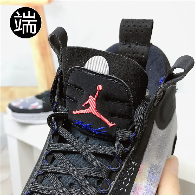 Air Jordan乔 AJ34 GS大童男女黑白运动实战篮球鞋 CZ7742-008-图2