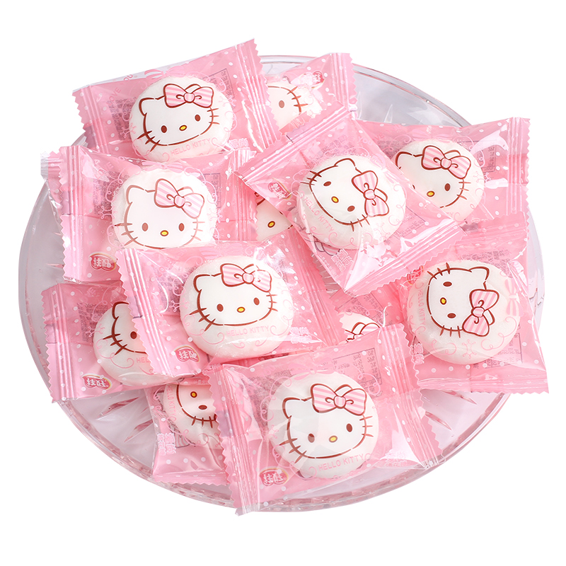 hellokitty棉花糖2斤夹心果汁软糖儿童送女友伴手礼零食婚庆喜糖