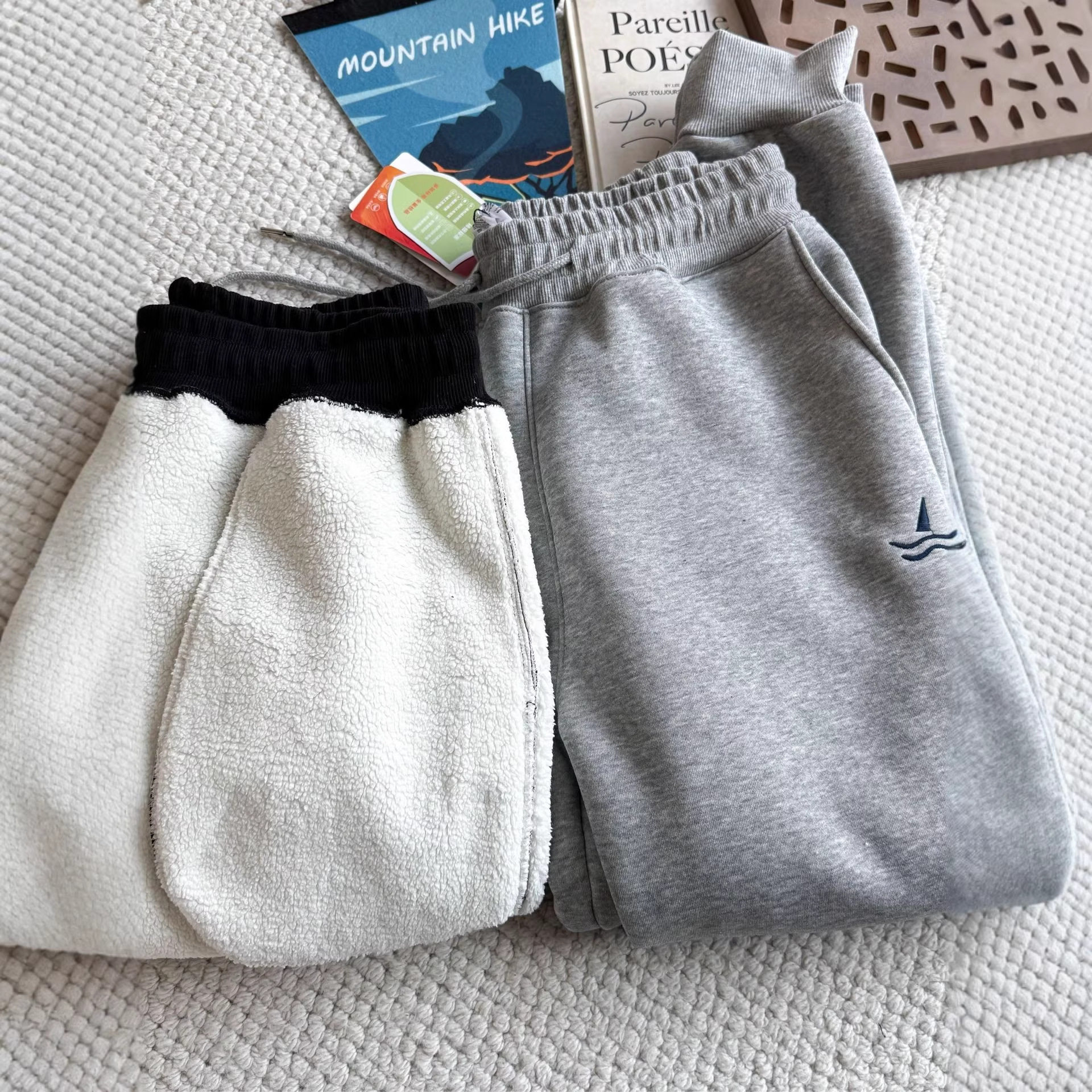 VIVI小帆船新款男女运动裤男女款秋冬季纯棉加绒卫衣宽松束脚长裤,淘宝优惠券,粉丝福利购,淘宝优惠卷